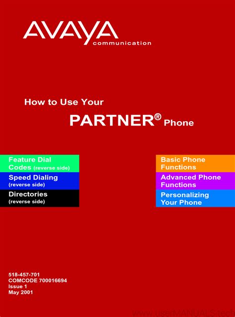 The Avaya Partner Basics.
